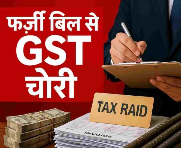 फर्जी बिलों के जरिए पांच करोड़ की जीएसटी चोरी, आयरन ट्रेडिंग फर्म पर एसआईबी की कार्रवाई